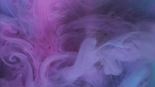 Colorful Smoke Creates Abstract Dreamlike Background