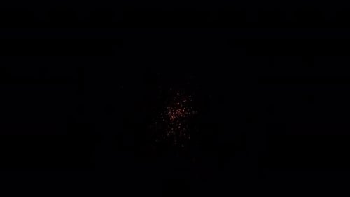 Dynamic Spark Particle Reveal Transition
