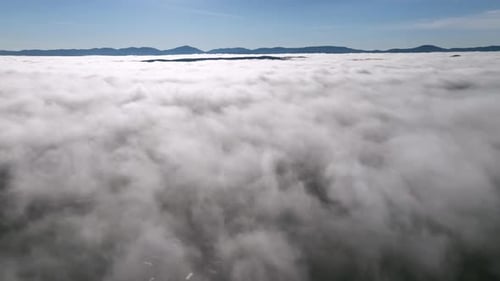 BLANKET OF CLOUDS NEAR WILKESBORO NC, NORTH CAROLINA