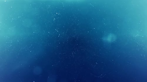 dots interconnected blue background