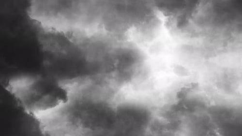 Time Lapse of Ominous Storm Clouds