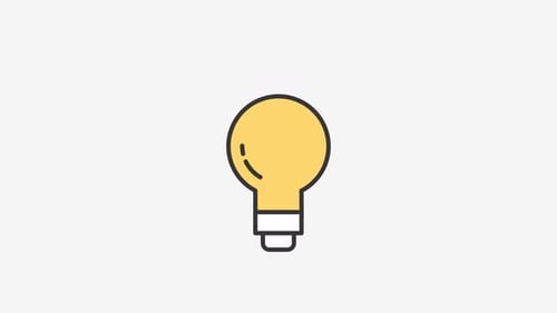 Light Bulb icon animation