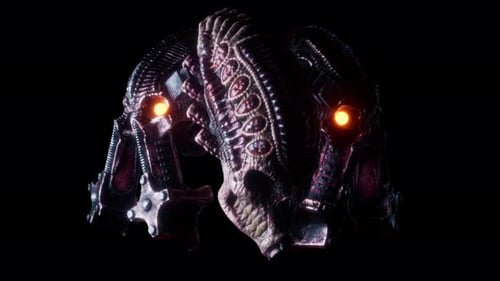 Biomechanical Skull VJ Loop