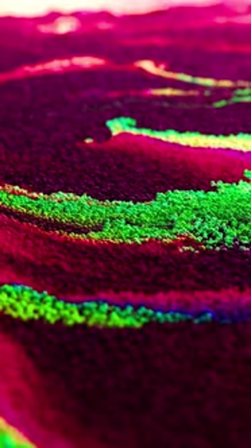 Fluid Abstract Particle Waves Background Animation