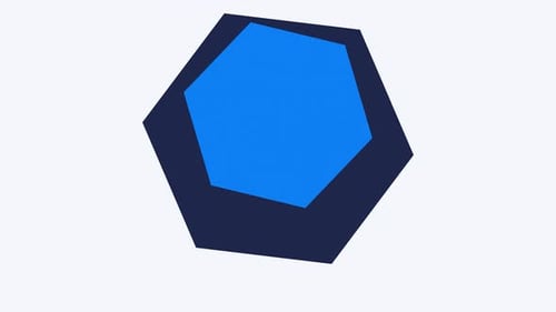 Hexagon transition background