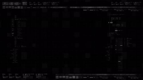 Futuristic graphic user interface head up display blank screen template 01