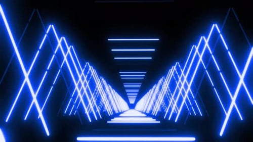 Digital Cyber Network Tunnel Background