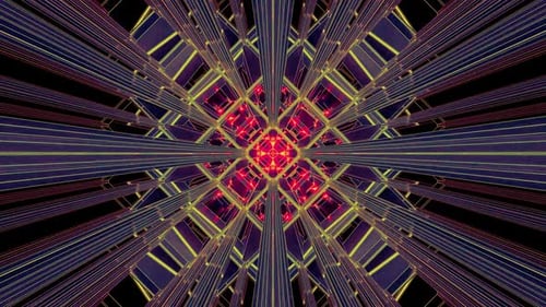 Futuristic Hypnotic Tunnel Video