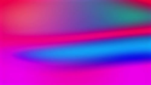 Moving abstract blurred background. Smooth color transitions. Purple, Pink, Red and Blue colors.