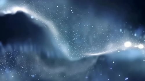 Cinematic Glowing Particles Motion Background
