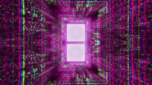 Hintergrund eines Fluges durch den Technologietunnel