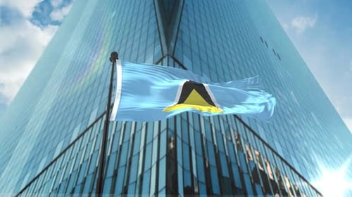 Drapeau de Sainte-Lucie