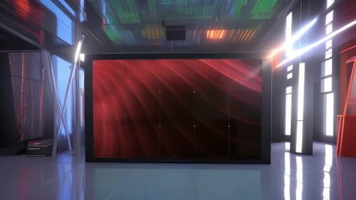 Dynamic Virtual Studio Background Loop for Engaging and Memorable Productions