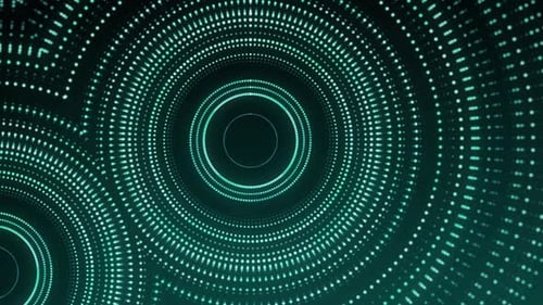 Abstract Circle Glow Background