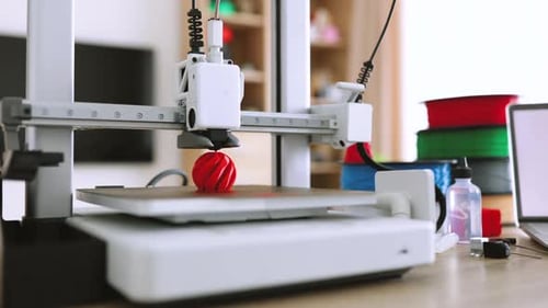 3D Printer Creating Object