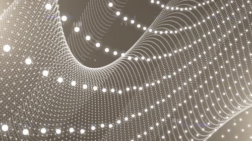 Abstract Background with Particle Waves. 7205