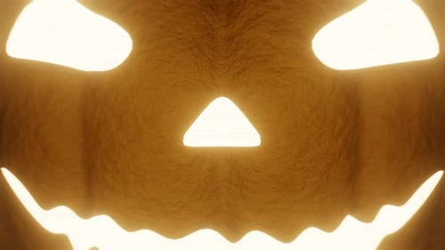 Fundo de abóbora de Helloween Vj Loop em 4K