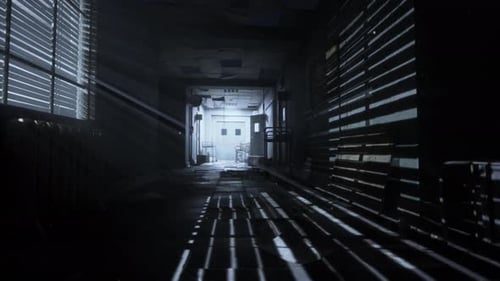 Hospital Ruins in an Abandoned Building