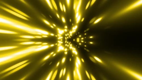 Yellow Lights Particle Motion Loop