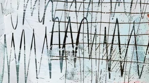 Experimental Grunge Background Loop | Artistic Messy Scribble Animation