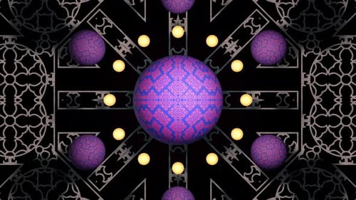 Hypnotischer spiritueller religiöser psychedelischer Mandala-Hintergrund 4 K 60 Fps