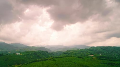 Mountain and Clouds