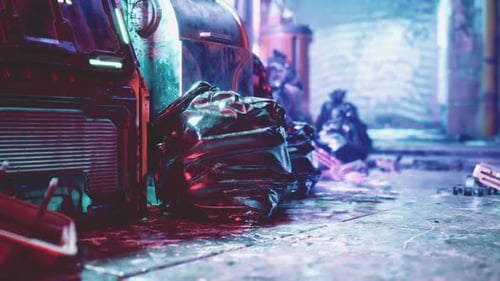 Pile of Junk By Building