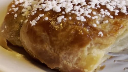 Powdered Sugar Glazed Pastry Delicious Dessert