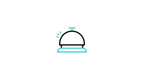 Hotel Bell Animated Icon