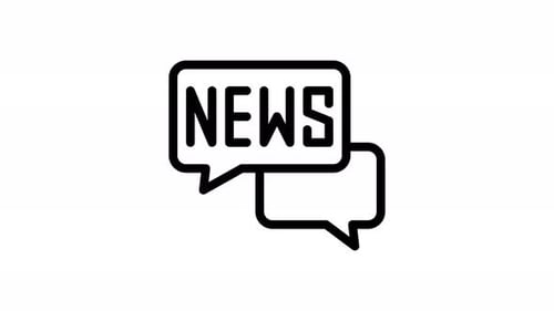 Animated Chat Bubbles Typing News Message Icon