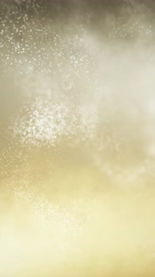 Vertical Shimmering Golden Particles Background