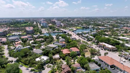 Aerial orbit Boca Raton Florida