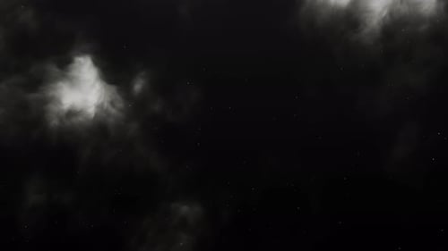 Abstract Dark Nebula Smoke Flow Background Animation