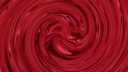 Animierter wirbelnder flüssiger roter Farbglanzhintergrund Vd168