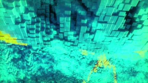 Blue and turquoise moving forward background