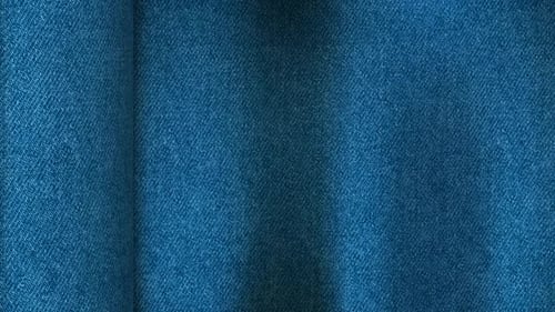 Jeansstoff aus Baumwoll-Denim, Wellen, exklusives, einzigartiges Design, Hintergrund
