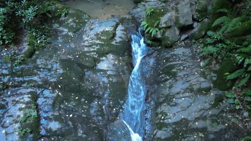 water stream close up