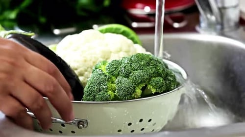 Washing Vegetables