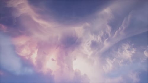 Chaotic Skies On The Background 25