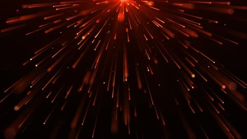 Dynamic Falling Red Light Rays Background