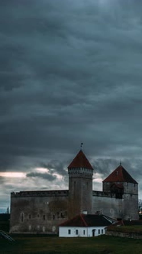 Kuressaare Saaremaa Island Estonia Timelapse