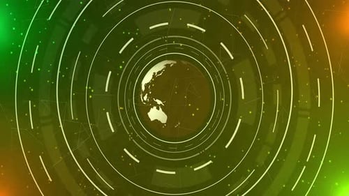 Futurista Scif Circle Wave, ciberespacio, onda con puntos, datos digitales