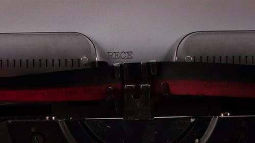 Typewriter Recession Word