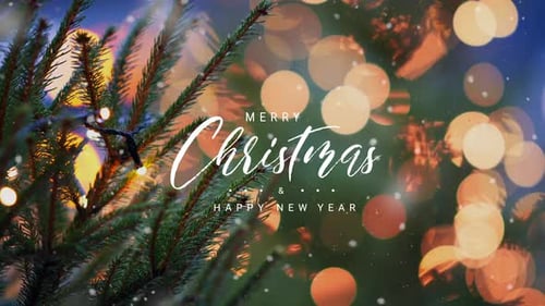 Merry Christmas and happy new year concept