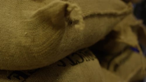 Artisan coffee roasting in a small business roaster operation