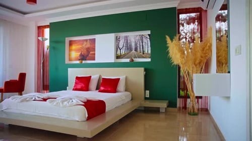 Habitación de hotel de lujo