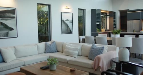 Modern Home Interior with Open Concept Design