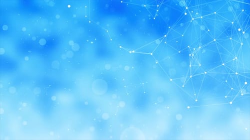 Blue Plexus Network Background Loop V6