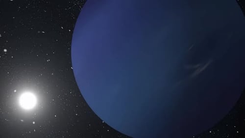 Neptun-Planeten-Animation