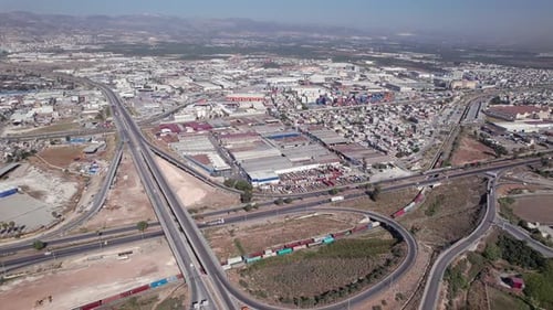 Motorway and Railway Interchange
